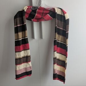 Twik 100% wool striped scarf